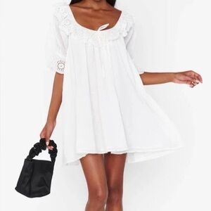 Show Me Your Mumu Toulouse White Eyelet Dress